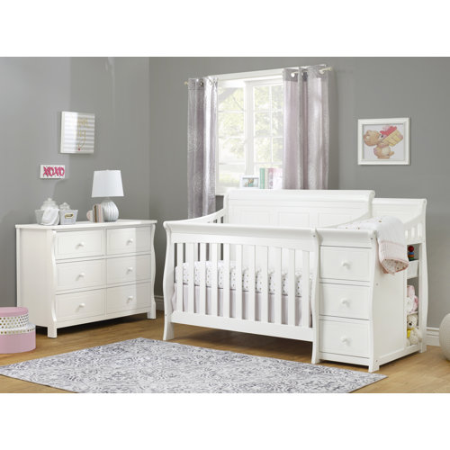 Sorelle Princeton Elite 4in1 Convertible Crib and Storage Wayfair